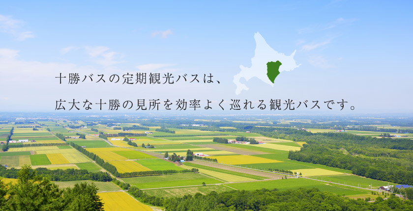 十勝バスの定期観光バスは、広大な十勝の見所を効率よく巡れる観光バスです。